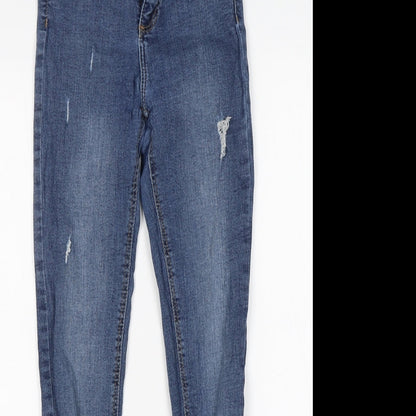 Denim Co Womens Blue  Cotton Skinny Jeans Size 6 L29 in Regular