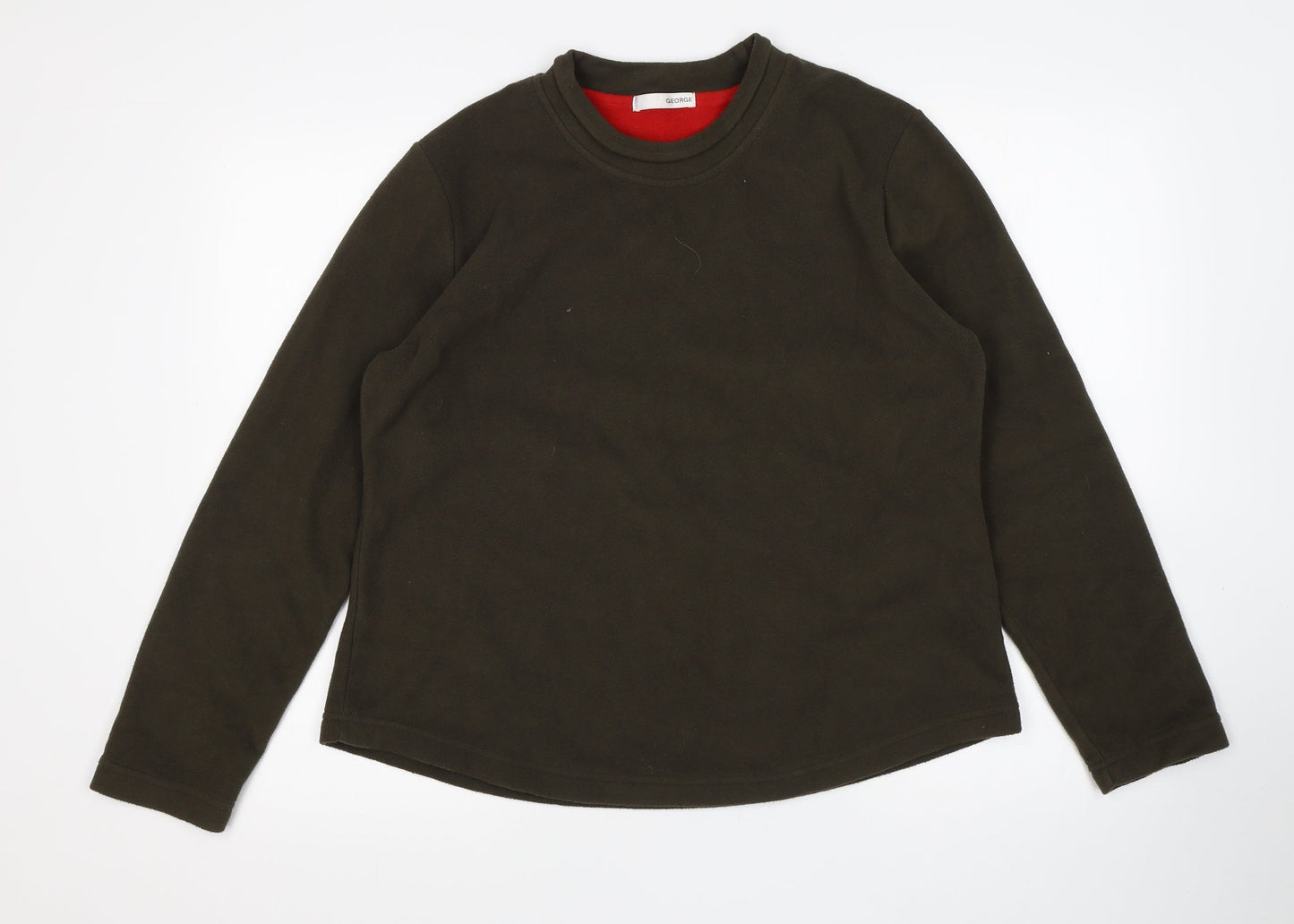 George Womens Green  Polyester Pullover Sweatshirt Size 16
