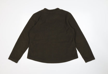 George Womens Green  Polyester Pullover Sweatshirt Size 16