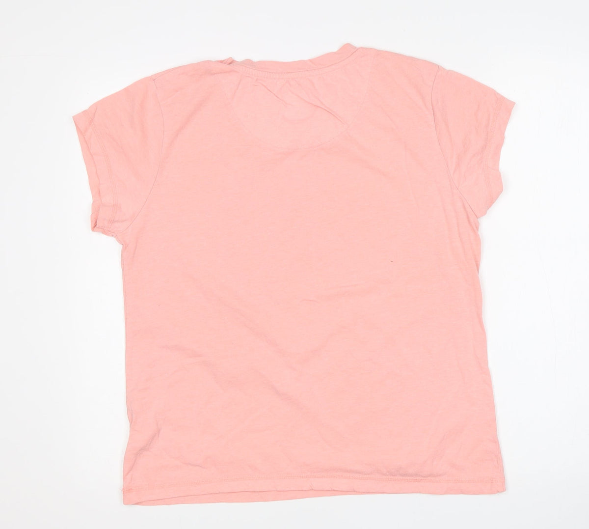Back view of Primark women’s pink polyester top pyjama top, size M
