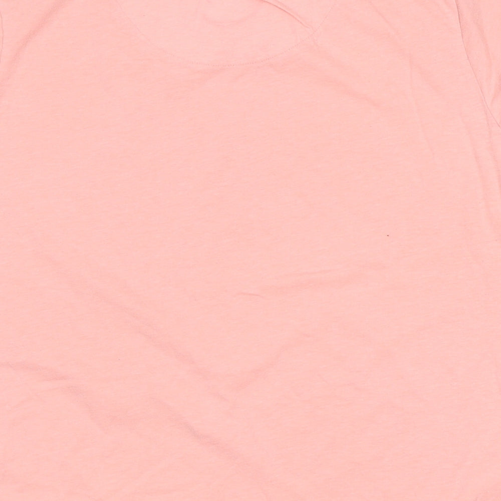 Brand and care label for Primark women’s pink polyester top pyjama top, size M