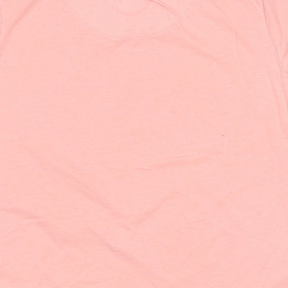 Brand and care label for Primark women’s pink polyester top pyjama top, size M