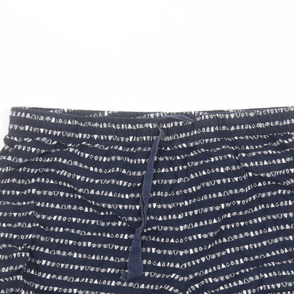 Pieces Womens Blue  Cotton Paperbag Shorts Size XL  Regular
