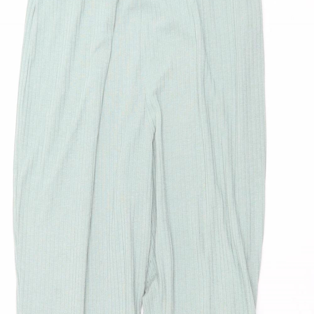Womens UK Size L New Look Regular Fit  Green Trousers