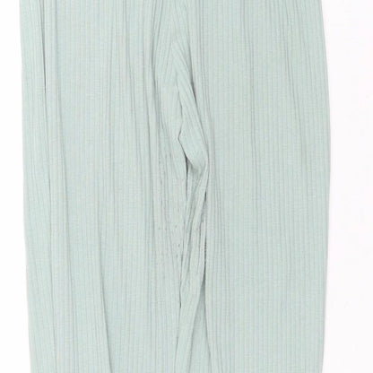 Womens UK Size L New Look Regular Fit  Green Trousers
