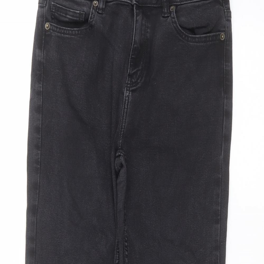 F&F Womens Black  Cotton Skinny Jeans Size 10 L27 in Regular