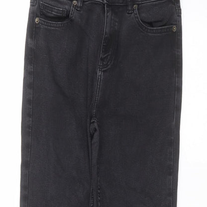 F&F Womens Black  Cotton Skinny Jeans Size 10 L27 in Regular