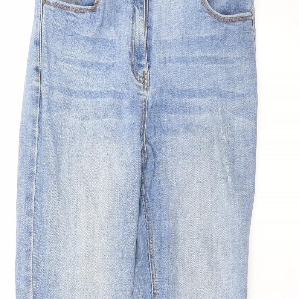Matalan Womens Blue  Cotton Skinny Jeans Size 10 L29 in Regular