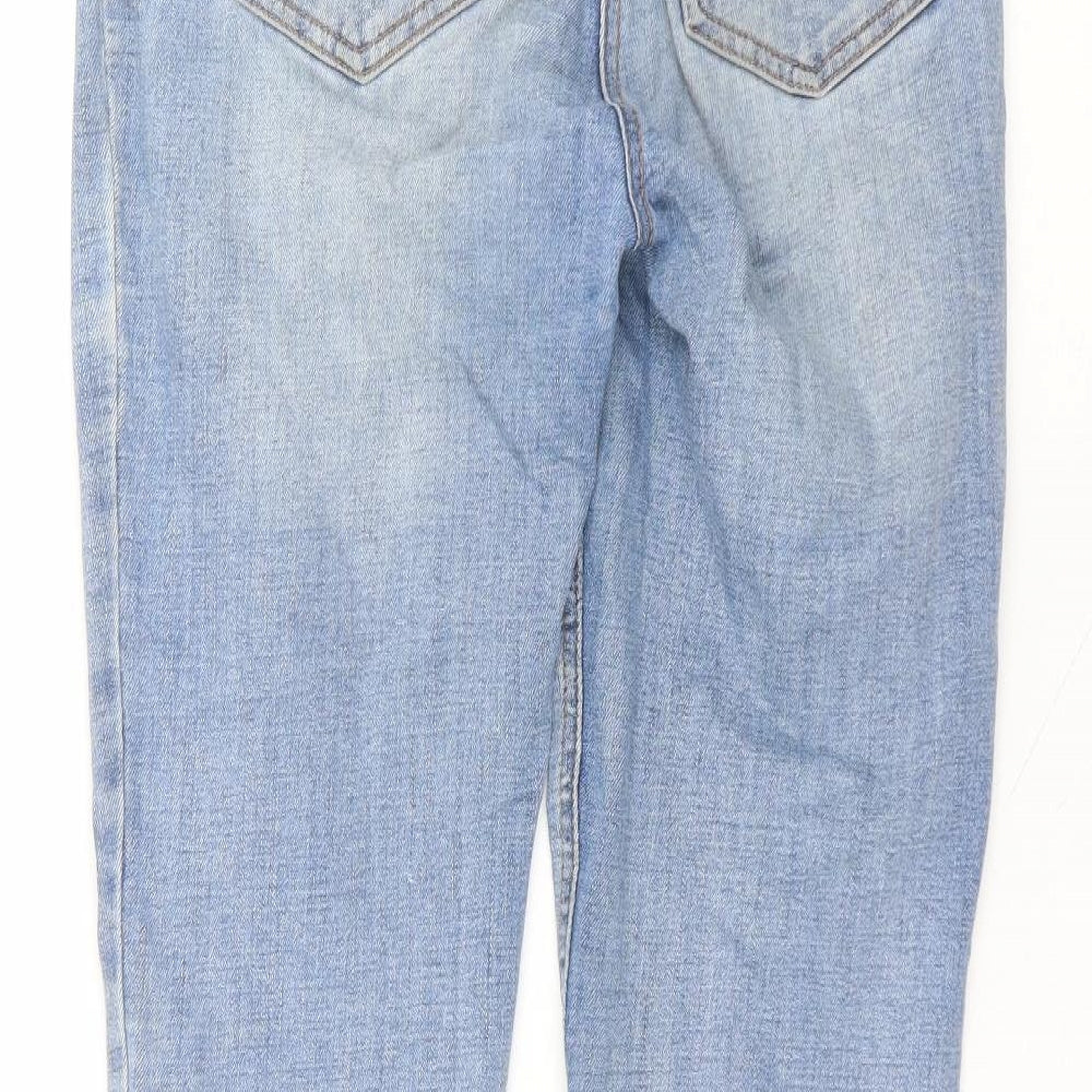 Matalan Womens Blue  Cotton Skinny Jeans Size 10 L29 in Regular