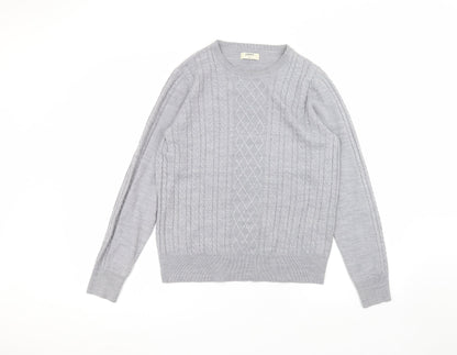 Womens UK Size 12 Matalan Grey Pullover Jumper