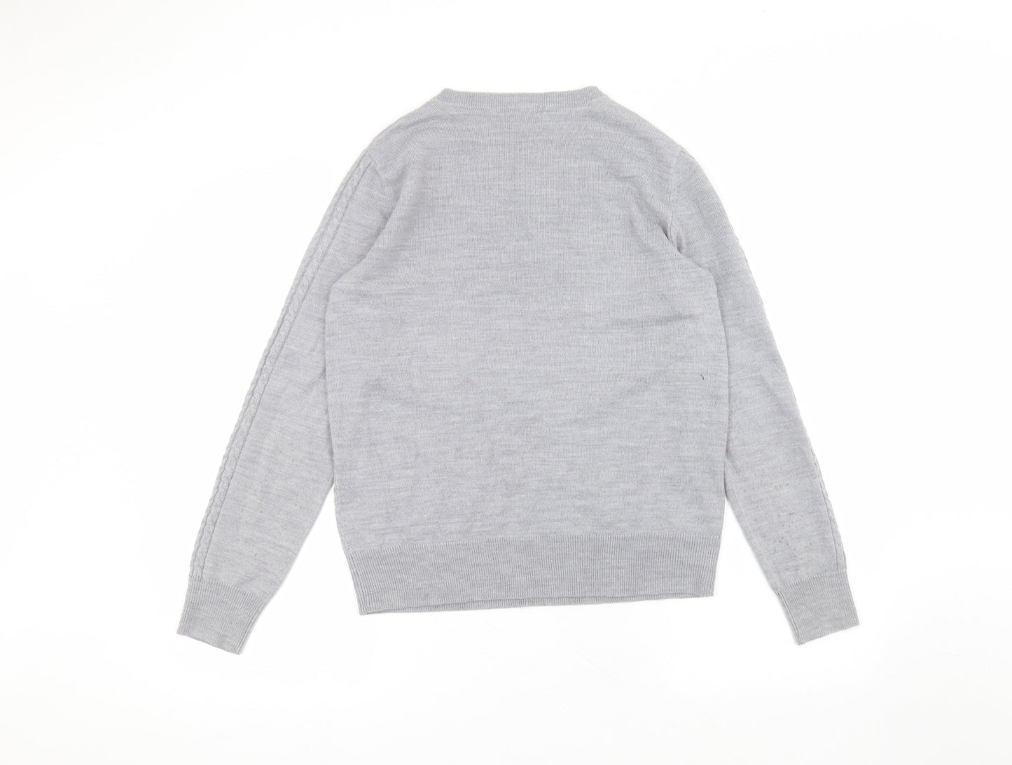 Womens UK Size 12 Matalan Grey Pullover Jumper