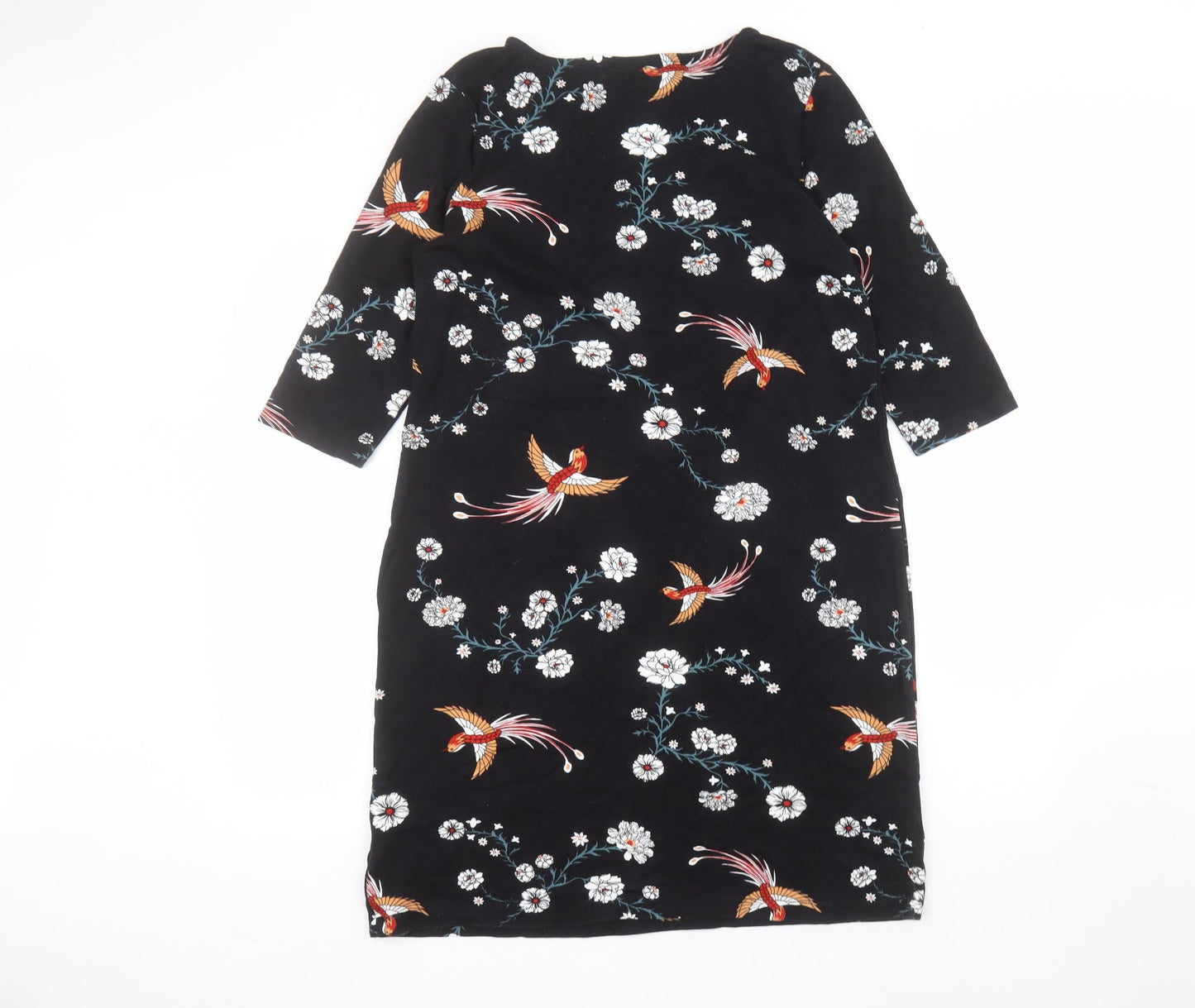 ESMARA Womens Black  Viscose A-Line  Size M  Round Neck