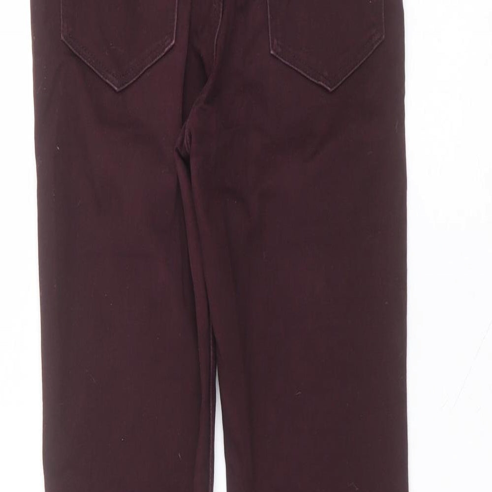 Womens UK Size 6 H&M Regular Fit Skinny Red Jeans