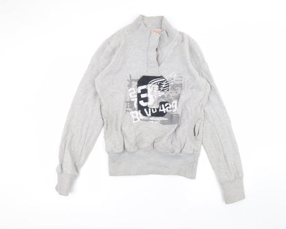 Womens UK Size 10 NEXT Grey Pullover Jumper