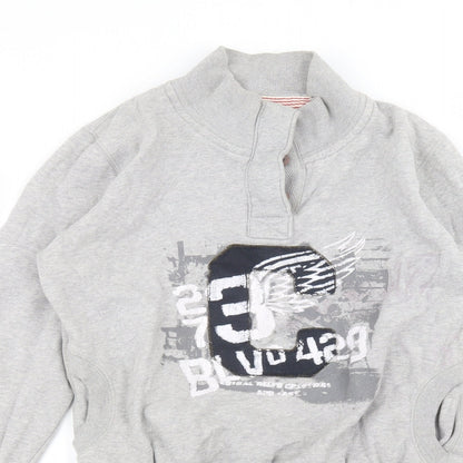 Womens UK Size 10 NEXT Grey Pullover Jumper