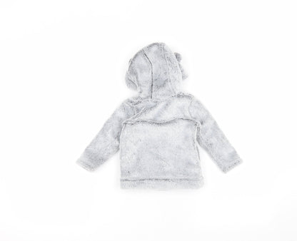 George Baby Grey   Parka Coat Size 6-9 Months