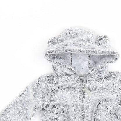 George Baby Grey   Parka Coat Size 6-9 Months