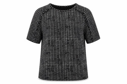 Womens UK Size 10 Matalan Black Basic T-Shirt
