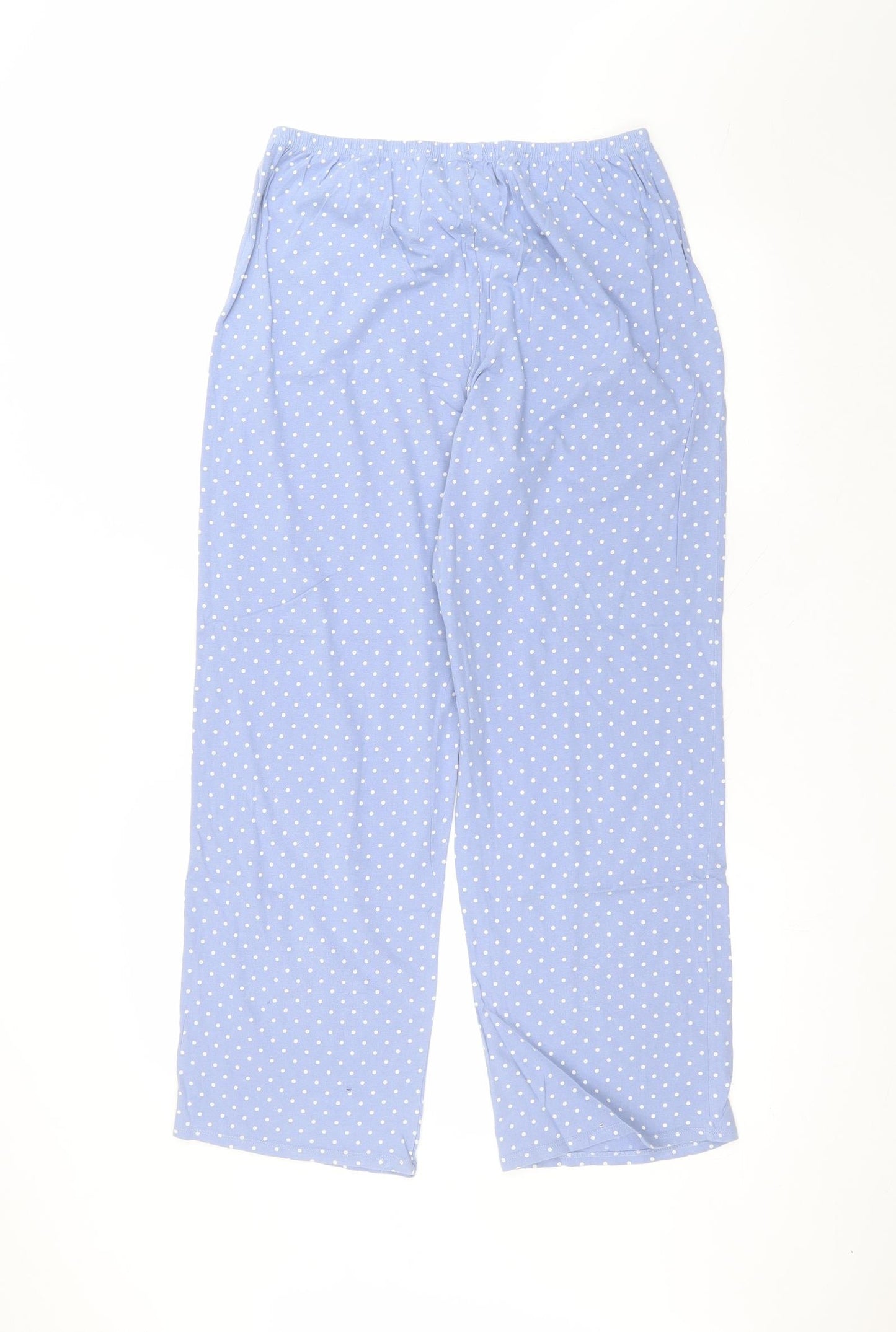 Womens UK Size 12 Marks and Spencer Regular Fit  Blue Trousers