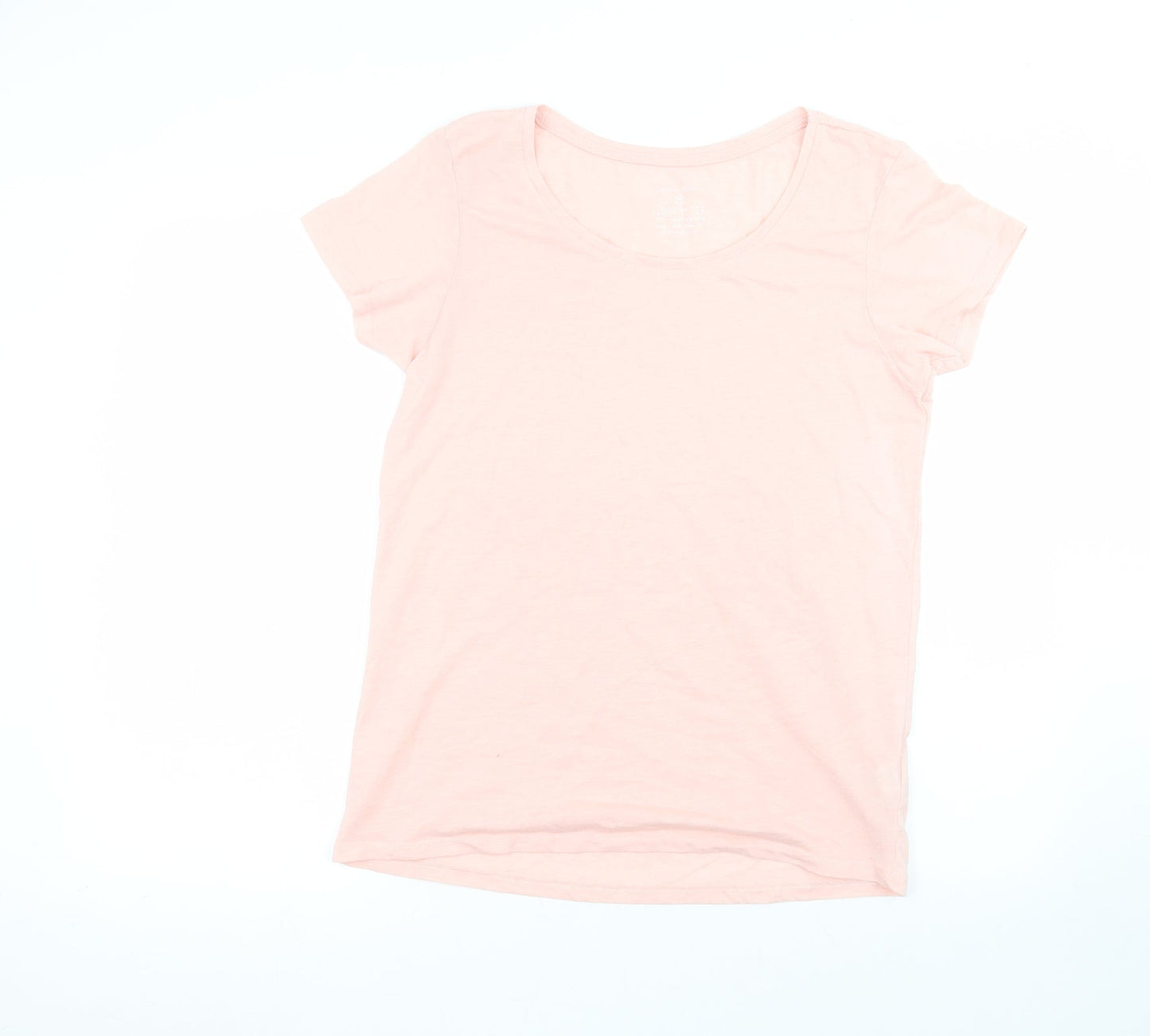Primark Womens Pink  Cotton Basic T-Shirt Size M Round Neck