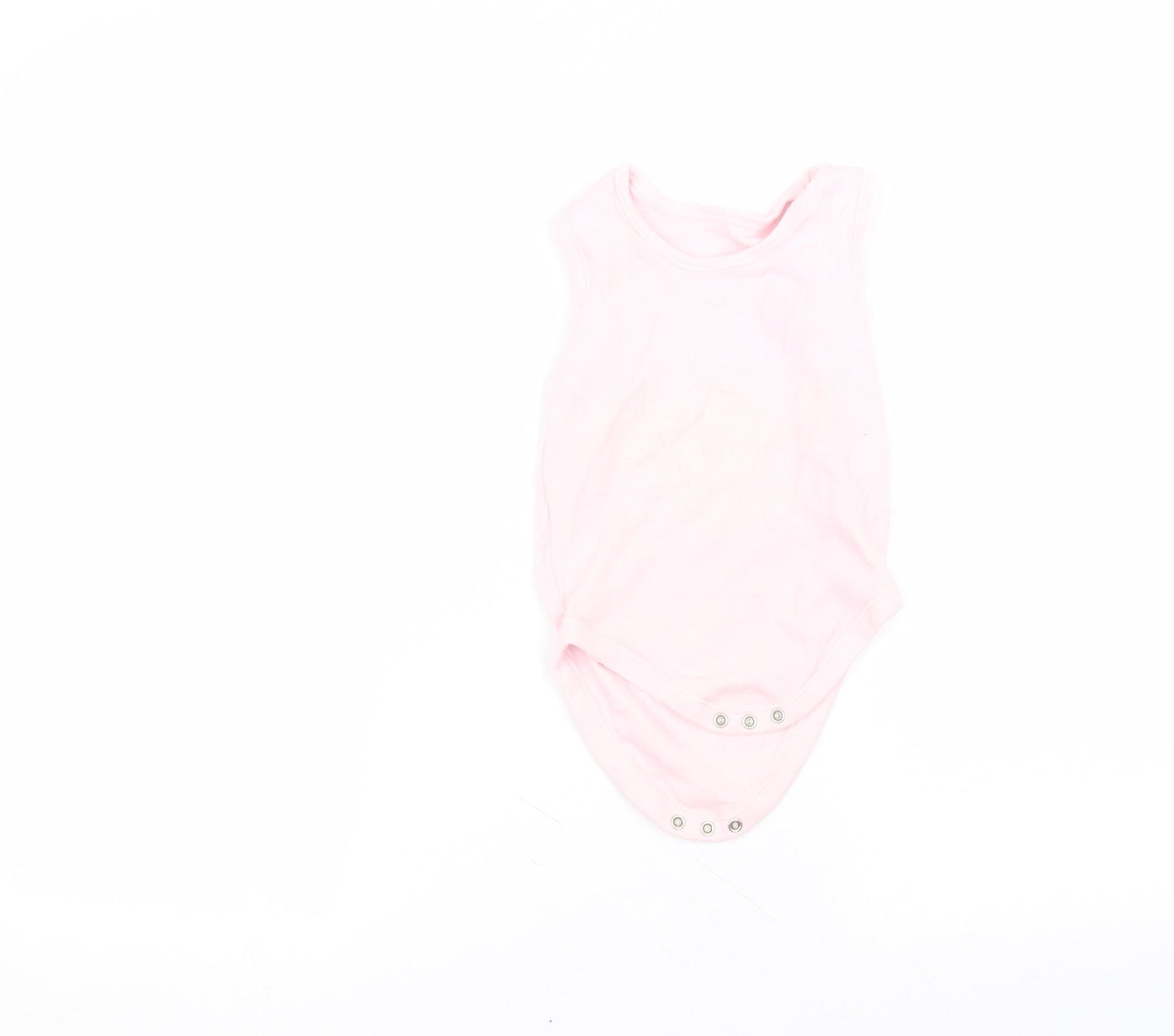 Nutmeg Baby Pink  Cotton Babygrow One-Piece Size 12-18 Months
