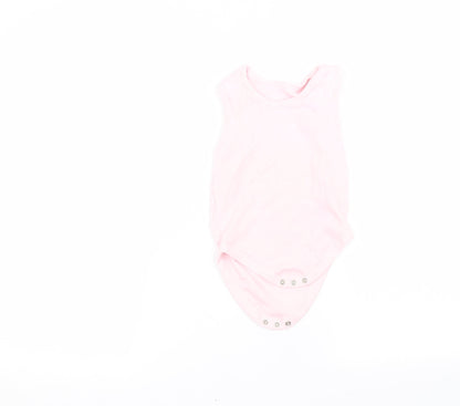 Nutmeg Baby Pink  Cotton Babygrow One-Piece Size 12-18 Months