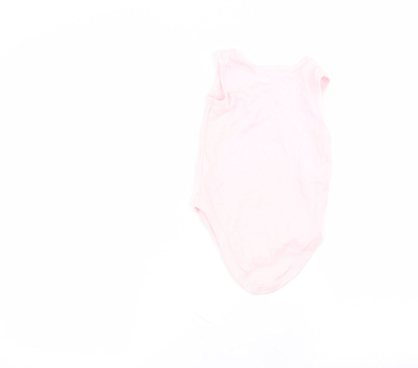 Nutmeg Baby Pink  Cotton Babygrow One-Piece Size 12-18 Months