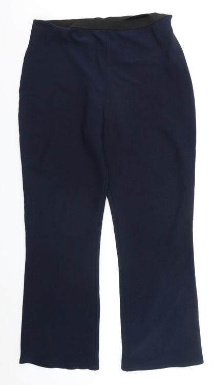 Womens UK Size 18 Separates Regular Fit  Blue Trousers