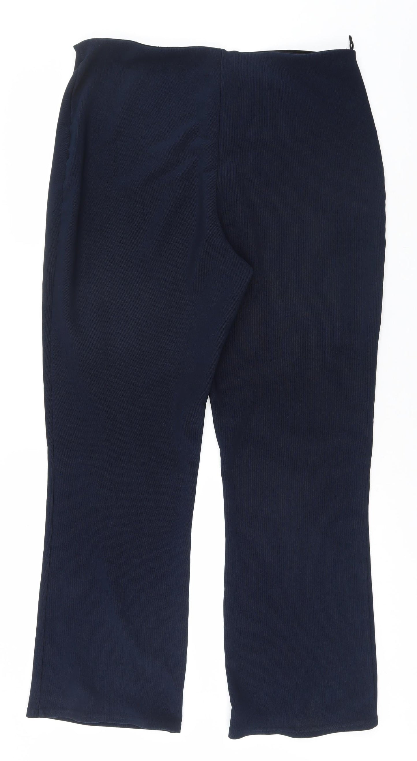 Womens UK Size 18 Separates Regular Fit  Blue Trousers