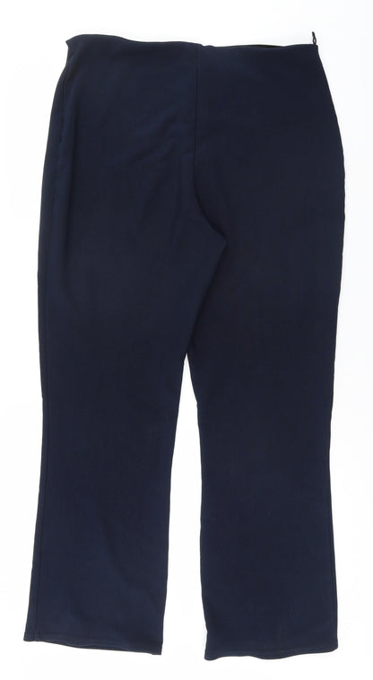 Womens UK Size 18 Separates Regular Fit  Blue Trousers
