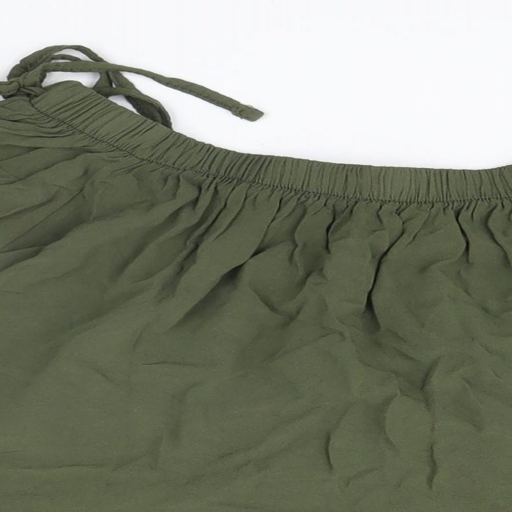 Womens UK Size 10 Select Green Basic T-Shirt
