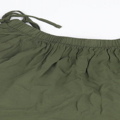 Womens UK Size 10 Select Green Basic T-Shirt