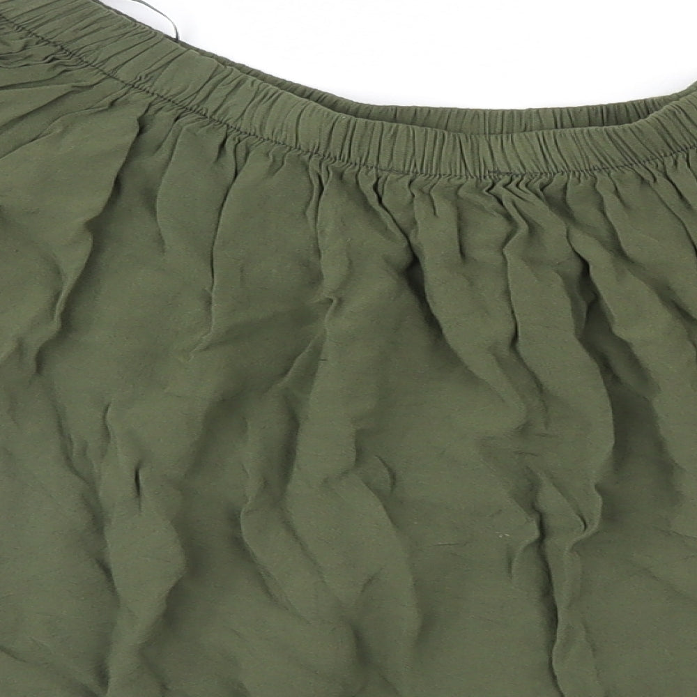 Womens UK Size 10 Select Green Basic T-Shirt