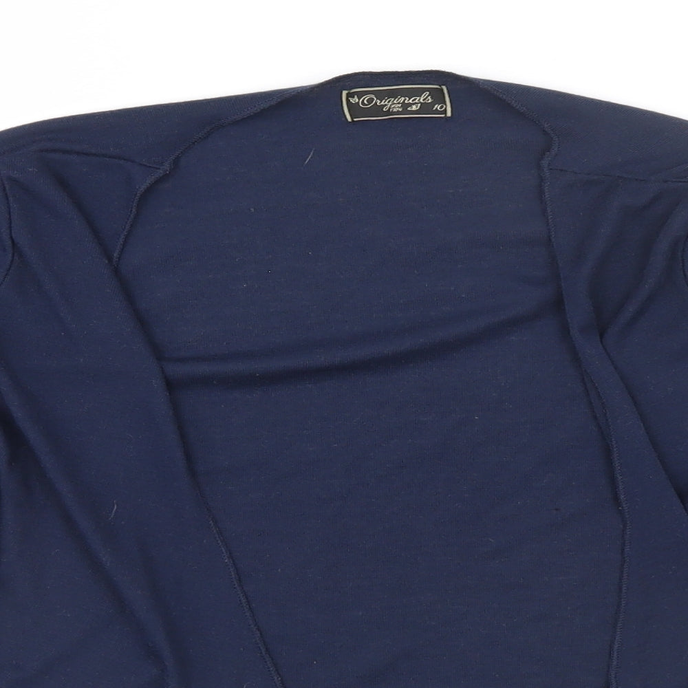 Womens UK Size 10 originals Blue Cardigan Jumper
