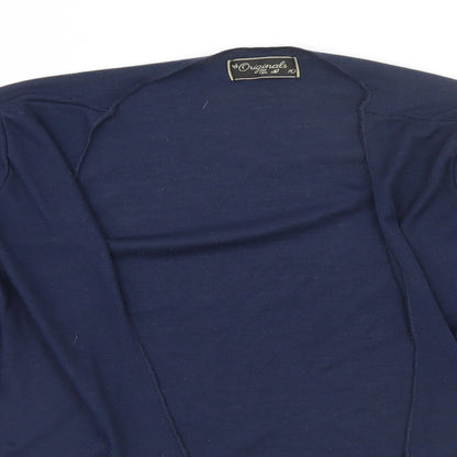 Womens UK Size 10 originals Blue Cardigan Jumper