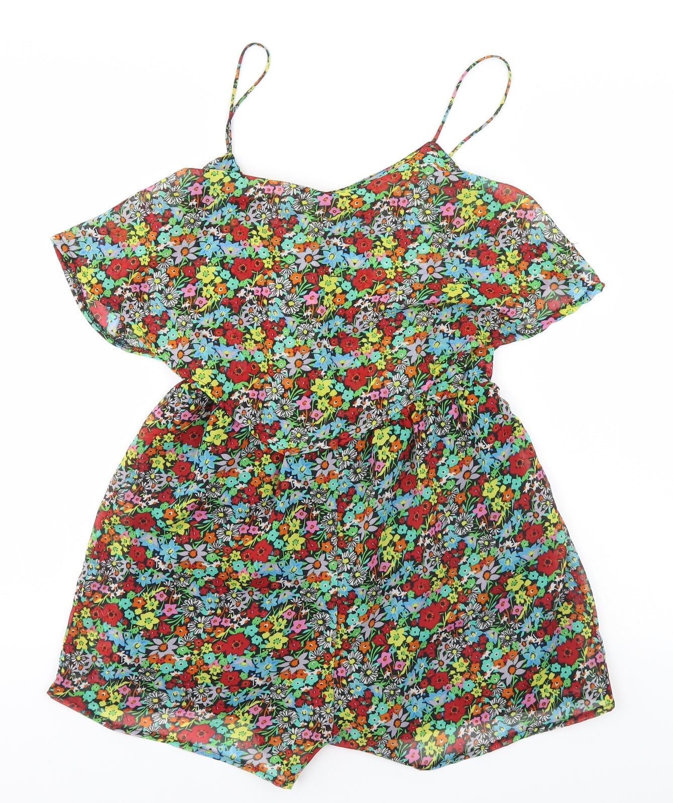 Atmosphere Womens Multicoloured Floral  Jumpsuit One-Piece Size 8