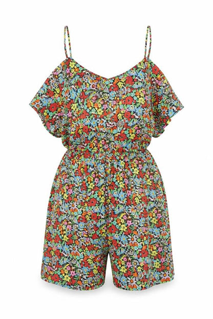 Womens UK Size 8 Atmosphere One-Piece Multicoloured Jumpsuit