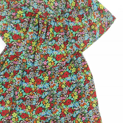 Atmosphere Womens Multicoloured Floral  Jumpsuit One-Piece Size 8