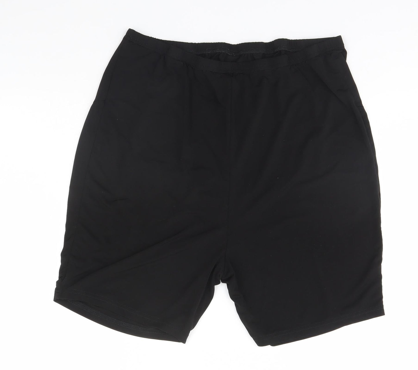 SheIn Womens Black  Polyester Compression Shorts Size XL L7 in Regular