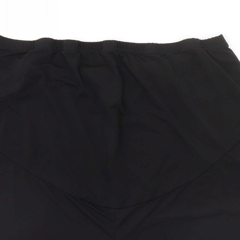 SheIn Womens Black  Polyester Compression Shorts Size XL L7 in Regular