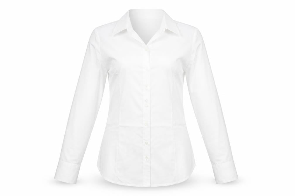 Womens UK Size 8 disley White Basic Button-Up