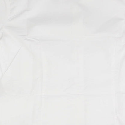 Womens UK Size 8 disley White Basic Button-Up