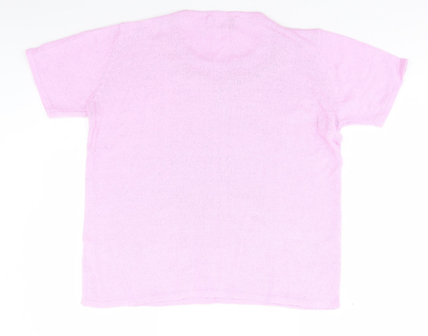 Womens UK Size 18 EWM Pink Pullover Jumper