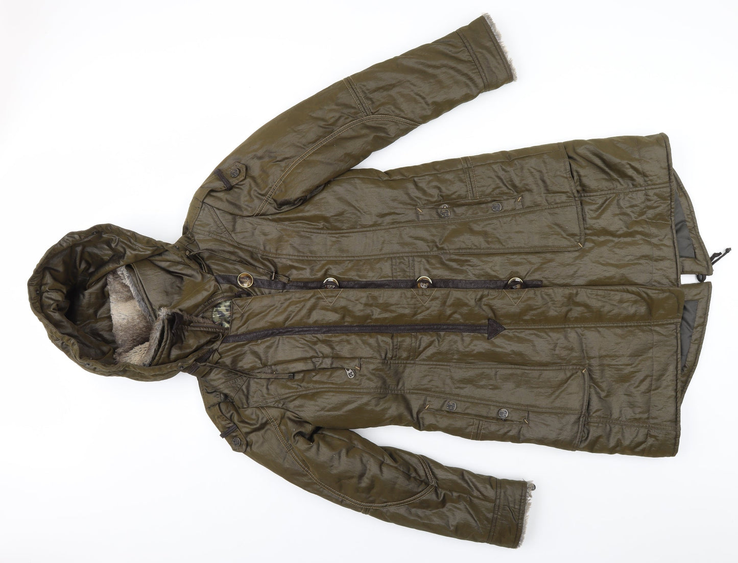 Womens UK Size  Easy Green Overcoat