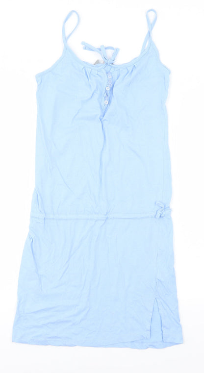 South Womens Blue  Cotton Pencil Dress  Size 10  Halter
