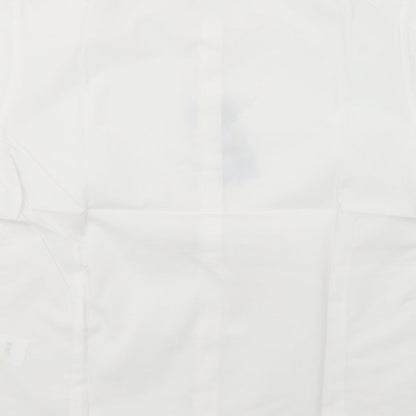 Womens UK Size 8 Premier White Basic Button-Up