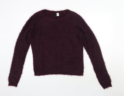 Womens UK Size L H&M Purple Pullover Jumper