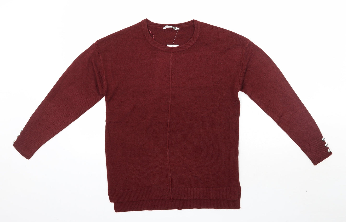 Womens UK Size 10 Pep and Co Red Pullover Jumper