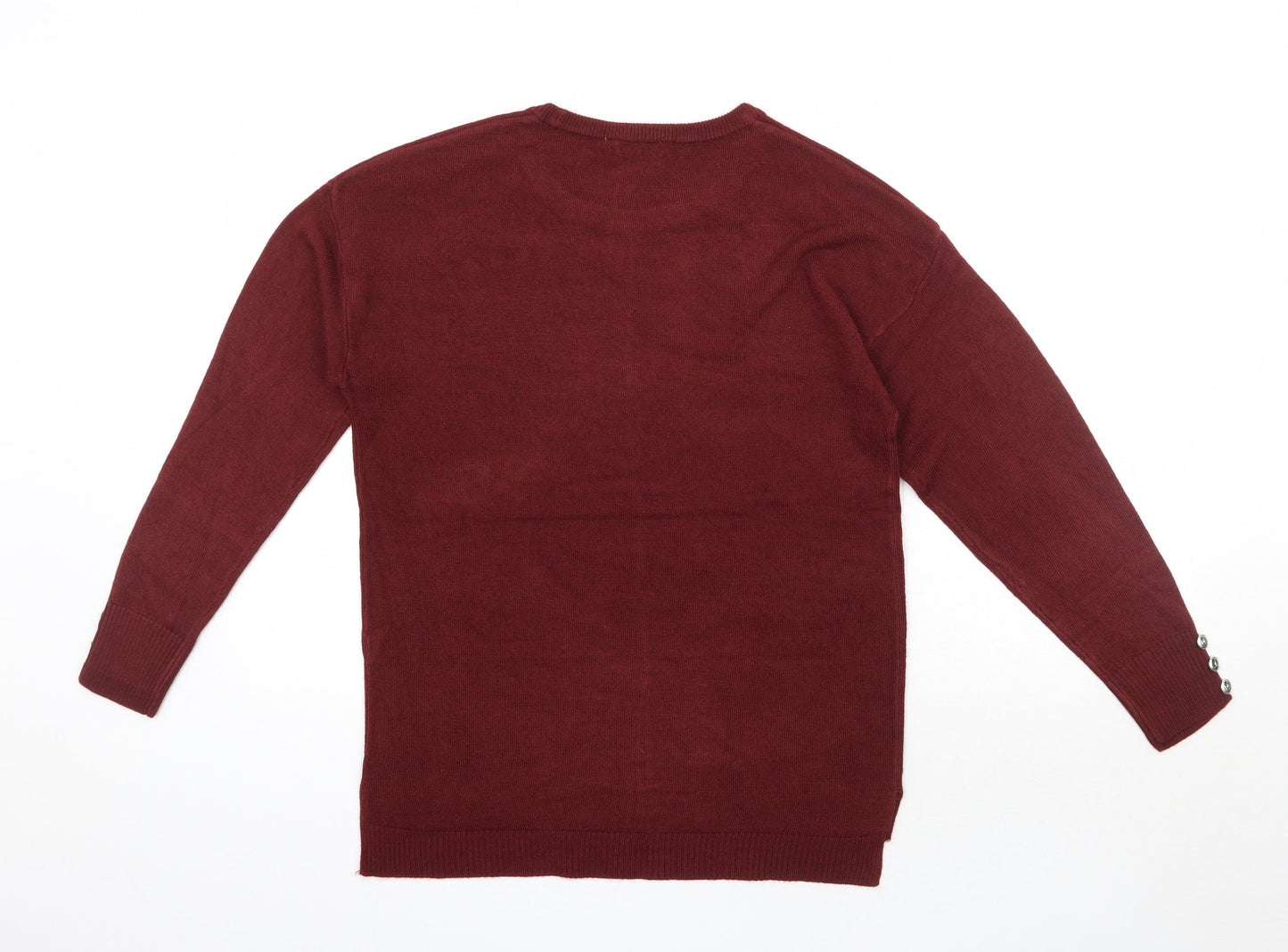 Womens UK Size 10 Pep and Co Red Pullover Jumper