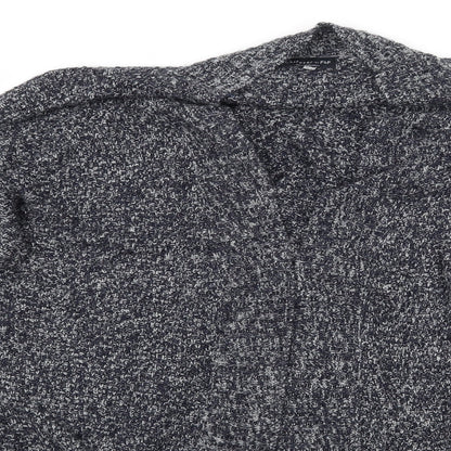 F&F Womens Blue   Acrylic Cardigan Jumper Size 20   - Navy